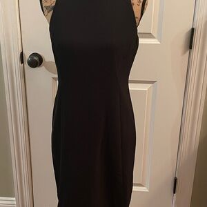 LOFT Black Backless Dress